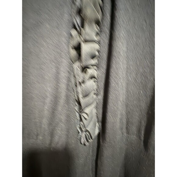 Coldwater Creek Ruffle Cardigan Dark Blue Button Up Womens Size 3X - Picture 3 of 8